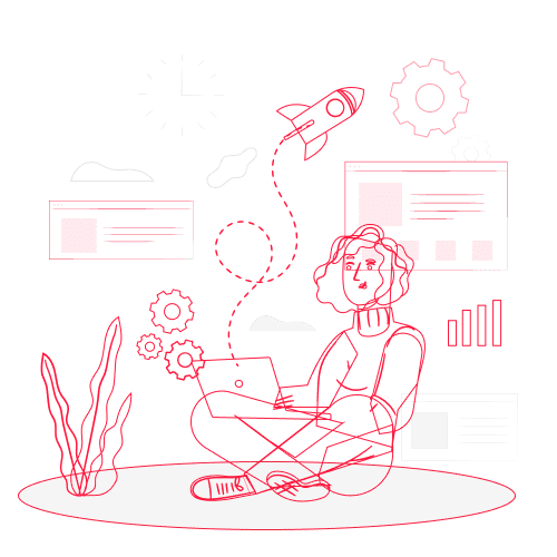 На картинці - Дизайн інтерфейсу під час розробки сайту на WordPress.