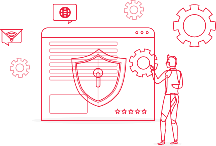 На зображенні - Переваги захисту сайту на Laravel від веб-студії Voll