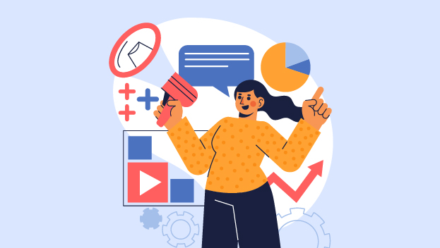 Ілюстрація із заключними порадами та методами для успішного визначення цільової аудиторії