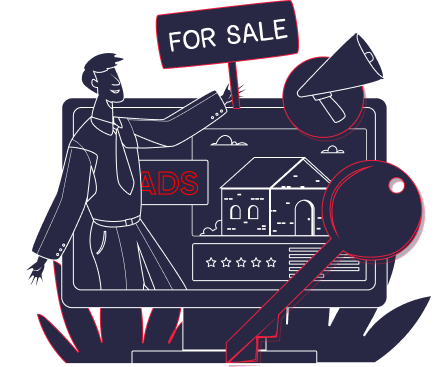 Вартість послуг налаштування та ведення контекстної реклами для агентства нерухомості