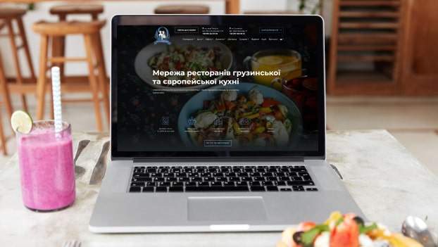 Сайт-візитка для ресторану
