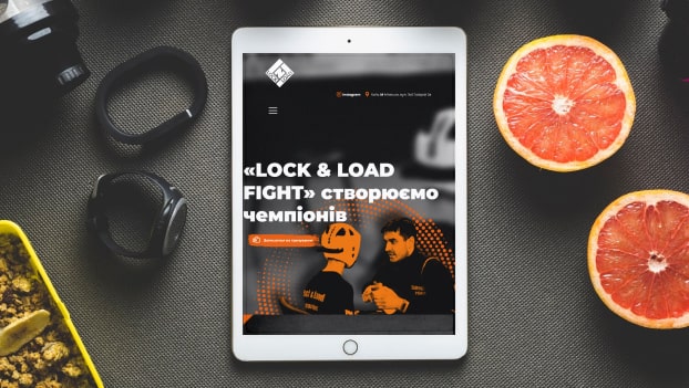 Сайт-візитка фітнес-клубу