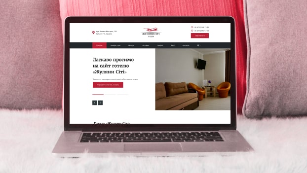 Сайт-визитка гостиницы